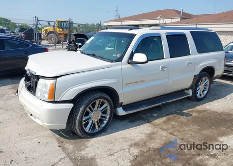 2003 Cadillac Escalade Esv Standard из США, поврежденный, VIN 3GYFK66N43G281725